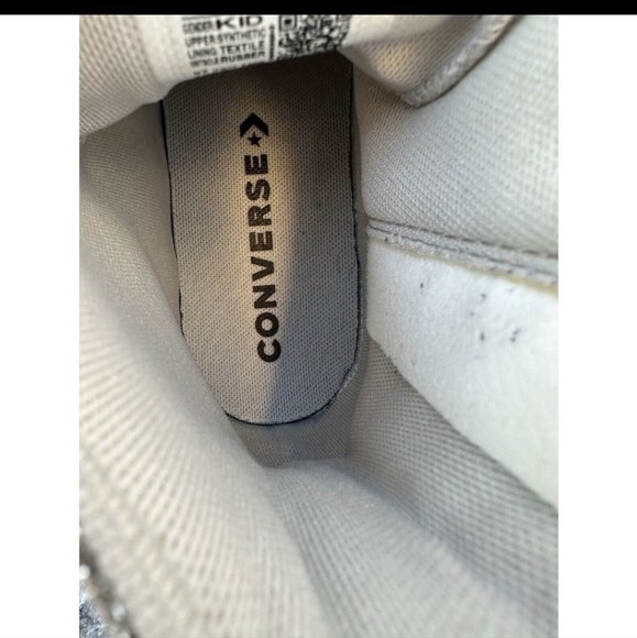 Converse Chuck Taylor Lugged Lift Sneaker Women 7 Silver Shoes A03010C - Picture 11 of 11